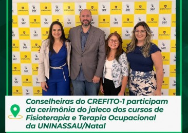 Conselheiras do CREFITO-1 visitam Uninassau Natal