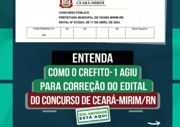 Justiça Federal do Rio Grande do Norte determina a retificação do edital do concurso público da Prefeitura Municipal de Ceará-Mirim